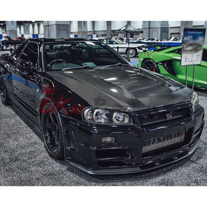 Capó de coche de fibra de carbono estilo <span class=keywords><strong>Nismo</strong></span> para Nissan <span class=keywords><strong>Skyline</strong></span> <span class=keywords><strong>R34</strong></span> GTR - Product Image 2