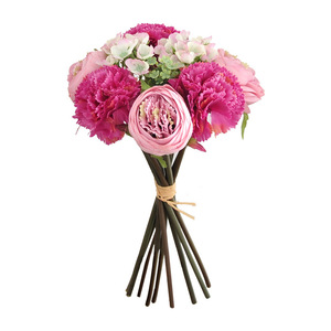 Bouquets <span class=keywords><strong>de</strong></span> mariée artificiels, fausses fleurs en forme <span class=keywords><strong>de</strong></span> boule, décorations <span class=keywords><strong>de</strong></span> mariage, décoration <span class=keywords><strong>de</strong></span> salon, soie <span class=keywords><strong>et</strong></span> plastique <span class=keywords><strong>de</strong></span> haute qualité - Product Image 5