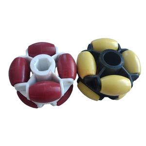 ลูกกลิ้งไนลอนขนาดเล็กเคลื่อนไหวรอบทิศทาง360 ° ล้อทำจากยางขนาดต่างๆ - Product Image 3