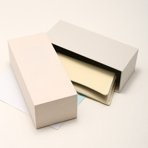 Hot Sale White <strong>Wallet</strong> <strong>Glasses</strong> Case Set Soft Eyeglasses Box Paper Box <strong>Glasses</strong> Cloth Custom Logo Wholesale - Product Image 1