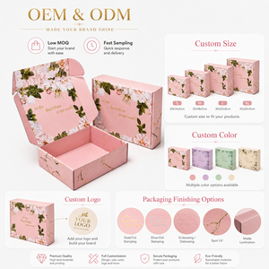กล่องไปรษณีย์ลายหินอ่อนสีทองหรูหราแบบขายส่ง กล่องกระดาษลูกฟูกออกแบบเองสำหรับวันแม่ กล่องของขวัญขนาดสั่งทำได้ - Product Image 5