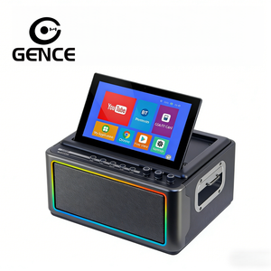 Écran tactile <span class=keywords><strong>GENCE</strong></span> 10,1 pouces pour haut-parleur KTV RGB 2x30W RMS, son puissant, lecteur multimédia, entrée auxiliaire pour la maison et l'extérieur - Product Image 1