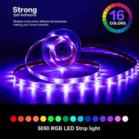 Kit de bande lumineuse LED RVB 5M 10M 20M 5050 + adaptateur secteur + 44 touches à distance kit de bande LED RVB Chine bande lumineuse de fond TV