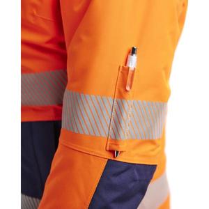 BLAKLADER - 445619875389XL Women’s <b>Hi</b>-<b>Vis</b> winter <b>jacket</b> <b>Orange</b>/Navy blue - EAN 7330509857304 <b>HI</b>-<b>VIS</b> WORKWEAR - Product Image 5