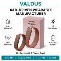 VALDUS 2026 Pulsera Inteligente Personalizada sin Pantalla para Mujer, Monitoreo de Salud 24/7, Frecuencia Cardíaca, Sueño, Seguimiento de Actividad, 113 Deportes, IP68