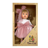 SUSETTE FANCY PINK DOLL - Une poupée élégante et un cadeau idéal pour les enfants 38x45x14cm 0.75kg