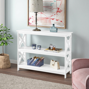 Cổ điển đơn giản bằng gỗ giao diện điều khiển Bảng 80cm hiện đại En Bois cho phòng khách Trắng & Đen lối vào hành lang & lối vào - Product Image 5