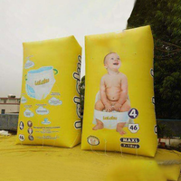Réplique de sac alimentaire gonflable, Modèle de sac de chips gonflable, Réplique de boîte gonflable pour la publicité