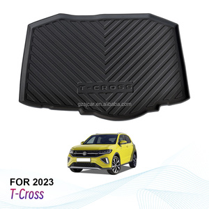 Tapis de coffre de voiture en TPE imperméable de haute qualité, tapis de protection de coffre toutes saisons pour <span class=keywords><strong>Volkswagen</strong></span> VW T-Cross <span class=keywords><strong>2023</strong></span> - Product Image 1