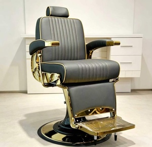 Sillón de Barbería Portátil Vintage de PVC y Cuero DM Beauty con Bomba Hidráulica, Muebles de Salón Comerciales a Precio de Mayoreo - Product Image 1