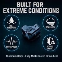 Mira Telescópica Red Dot Shake Awake de Aleación de Aluminio con Revestimiento Multicapa, Óptica Táctica de Caza, Mira Reflex Compacta Defender CCW MRD6