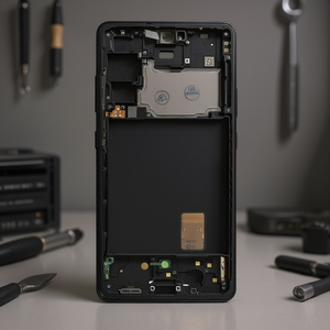 Écran complet d'origine avec cadre, Galaxy S20 FE (5G) 2020 G781F - Noir - Product Image 3