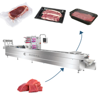 Machine de mise sous vide automatique à grande vitesse, emballage sous vide alimentaire commercial pour l'efficacité