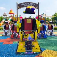 Robots électriques marcheurs et chevauchables Leduole LT-3 de formes variées, rotation à 360 degrés pour parcs d'attractions extérieurs/intérieurs - Enfants