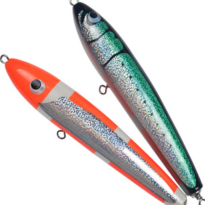 Señuelo de madera de 20 cm y 90 g, multicolor, biónico, artificial, para pesca de atún en agua salada. - Product Image 1