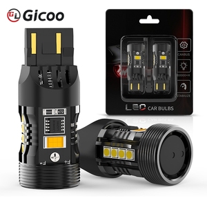 Bombilla LED de Alta Potencia T20 con Ventilador de Refrigeración 1156 1157 7443 7440 Bau15s, Bombilla para Auto, Luz de Freno, Direccional - Product Image 4