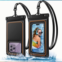 Nouveauté Sac étanche en PVC Protection de l'écran tactile du téléphone IPX8 Pochette étanche pour téléphone