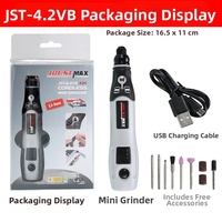 Mini-meuleuse JANGKLIFE à 3 vitesses variables, outil rotatif sans fil avec kit d'accessoires de 70 pièces+, léger, alimenté par batterie, pour le bricolage