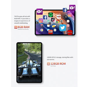 <span class=keywords><strong>Teclast</strong></span> – tablette PC <span class=keywords><strong>T40</strong></span> <span class=keywords><strong>Pro</strong></span> 2023 10.4 pouces 2000x1200 IPS 8 go de RAM 128 go de ROM UNISOC T616 Octa Core Android 12 réseau 4G à chargement rapide - Product Image 5
