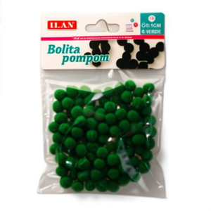 Palline di Natale Ilan 1Cm Verdi 100 Pezzi Decorazioni Artigianali - Product Image 1