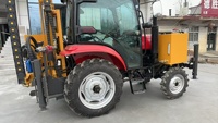 Foreuse hydraulique diesel pour puits d'eau de 200 m, homologuée CE TUV