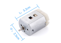 Motor DC elektronik 280 kecil kualitas tinggi Motor DC 3V 6V 9V untuk mainan