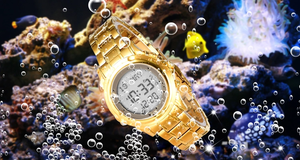 Montres de prière islamiques classiques pour hommes Ha-6382 en acier inoxydable, montre <span class=keywords><strong>Al</strong></span> <span class=keywords><strong>Harameen</strong></span> originale, vente en gros - Product Image 5