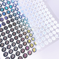 Autocollant holographique de fabrication d'autocollant d'hologramme personnalisé en Chine avec autocollant en papier d'hologramme de code QR