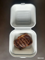Boîte alimentaire jetable biodégradable blanche 6*6, à compartiments simples/triples, avec couvercle, en PP de qualité alimentaire, pour pique-nique et plats à emporter