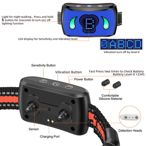 Nouveau produit <span class=keywords><strong>Collier</strong></span> <span class=keywords><strong>électrique</strong></span> à distance <span class=keywords><strong>pour</strong></span> la formation des chiens, grand écran LCD, étanche et rechargeable - Product Image 3
