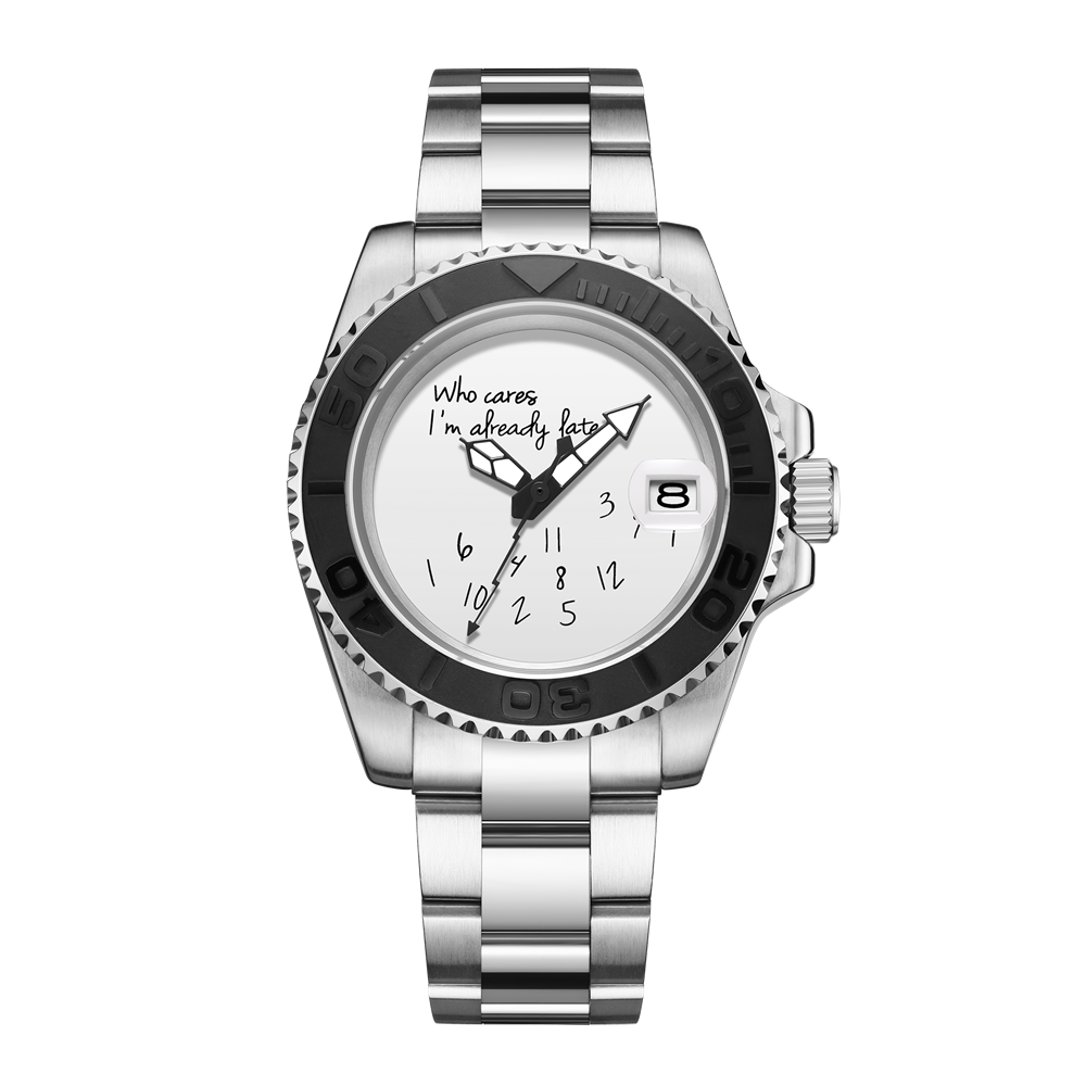 Acier noir blanc