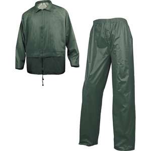DELTA PLUS - EN400VEXG-M 400 vert combinaison de pluie en polyester avec revêtement en pvc-EAN MW129061 PROTECTION TOUS TEMPS - Product Image 1