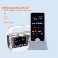 Oxymètre de pouls portable VE4, surveillance multi-paramètres SpO, BP, ETCO, moniteur VET pour chats et chiens