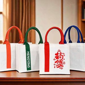 Bolsa de Lona de Algodón Personalizada con Logotipo Impreso en UV, Gran Capacidad, a la Moda, para Mujeres, para Fines Especiales - Product Image 5