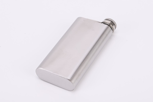 5Oz Xách Tay 304 Thực Phẩm Cấp Vuông Flagon Whiskey Vodka Rượu Vang Nồi Thăng Hoa Ngoài Trời Hip <span class=keywords><strong>Flask</strong></span> Đen - Product Image 5