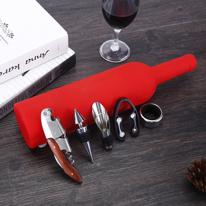 Kit d'ouvreur de bouteille de vin vin, dissolvant de liège, ensemble cadeau avec bouchon - Product Image 3