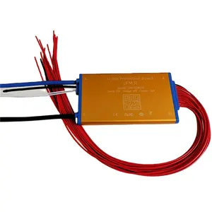 BMS 13S 48V 15A 25A 35A Batteria agli ioni di Li PCM/PCB Circuito di Protezione con Balacnce temperatura sensore, ON/0ff interruttore