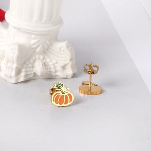 Free Shipping Women Earrings Necklaces Jewelry Stainless Steel Rose Gold Plated Diamond <b>Crystal</b> Food Pendant <b>Bangle</b> <b>Bracelets</b> - Product Image 2