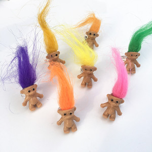 All'ingrosso adorabili bambole Vintage Mini Troll piccole figure di azione carine feste scolastiche di uova di Pasqua che riempiono le forniture per le vacanze - Product Image 2