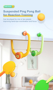 Nuevos juguetes de juego simulados de altura ajustable, juego de tenis de mesa colgante para interiores, juguetes colgantes para bebés, Ping Pong - Product Image 4