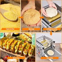 Presse à tortillas et chapatis électriques commerciales avec deux moules et revêtement antiadhésif pour roti, pita et tacos