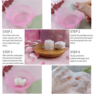 Wholesale Face <strong>Beauty</strong> &amp; Personal Care Product DIY Strong Water Absorption Compressed Facial Mask Sheet - Product Image 6