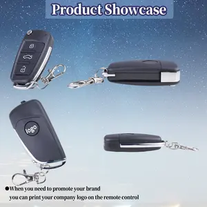 Car Remote Control Model Fitted With A Key Wireless Remote Control 433mhz Duplicate Remote Control For Spare Remote Key