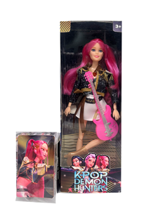 K-pop Hunter cô gái nhóm búp bê Lumi Mila Zoe Vinyl Búp bê đồ chơi khớp di động búp bê có đèn nhiều màu sắc và bài hát chủ đề - Product Image 5