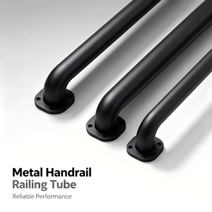 Tubo de Pasamanos de Acero Inoxidable Negro Moderno View Mate, Directo de Fábrica, para Sistema de Barandillas y Pasamanos - Product Image 4