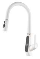 Robinet de cuisine en or rose, robinet de cuisine intelligent, robinet de salle de bain et de cuisine, mélangeur d'évier en acier inoxydable 304ss