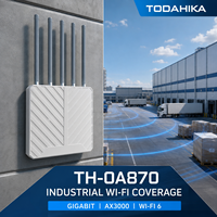 Punto de Acceso Inalámbrico para Exteriores TH-OA870 AX3000, Doble Banda 2.4GHz 5.8GHz, Gigabit PoE AP