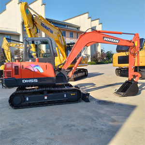 Hot sale 5ton Doosan DH55 Mini Used Excavator Construction DH55-7 DX55-9C EPA CE Small <b>Second</b> <b>Hand</b> Digger - Product Image 4