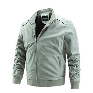 Vestes de printemps pour hommes, manteaux unis, veste décontractée à col montant pour homme, veste d'extérieur - Product Image 5