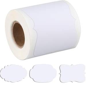 <span class=keywords><strong>Etiquetas</strong></span> Adhesivas Navideñas Rojas y Negras a Cuadros <span class=keywords><strong>para</strong></span> Envolver Regalos, Fiestas, Hogar y Oficina, 150 Unidades, 2x3 Pulgadas - Product Image 3